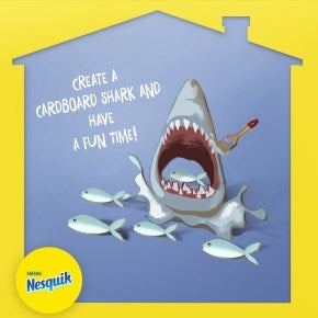 The hungry shark The hungry shark